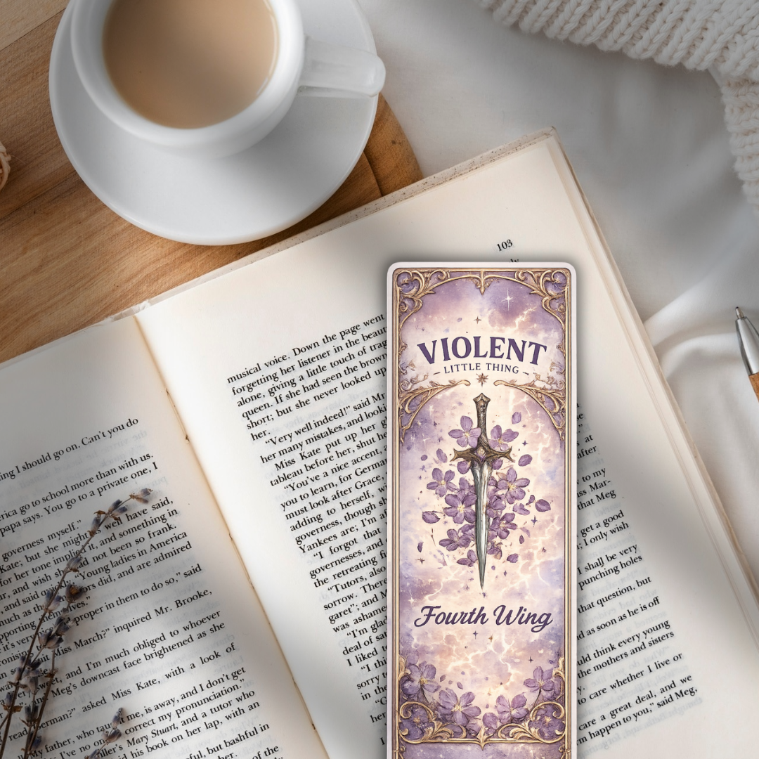 Fourth Wing Inspired Bookmark