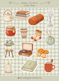 Cozy Days Sticker Sheet