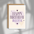 Funny Birthday Card for Bestie - Humorous Greeting Card