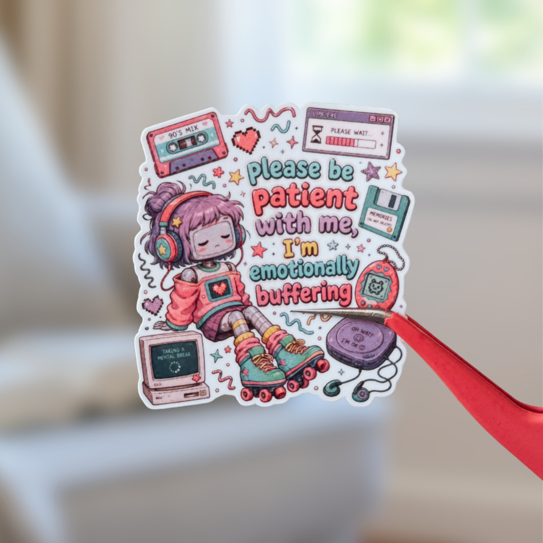 Be Patient I'm From the 1900s Sticker – Retro Funny Vinyl Decal