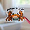 Astronaut Sticker | Fist My Bump Funny Space Sticker | Cute Cosmic Sticker | Laptop, Water Bottle, Phone & Notebook Decal