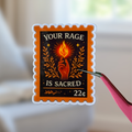 Your Rage Is Sacred Sticker - Feminist Vinyl Decal