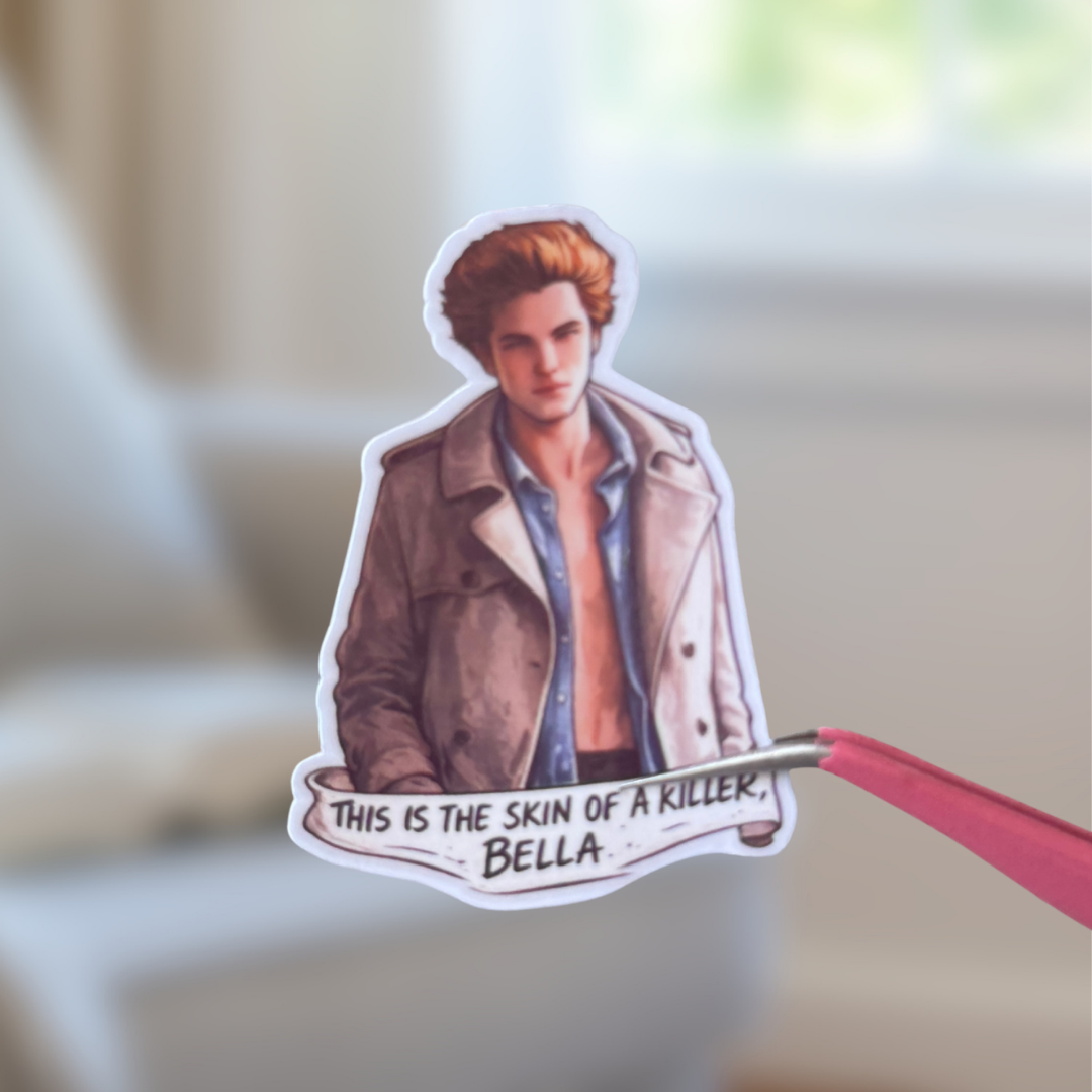 Twilight Killer Kindle Vinyl Stickers | Edward | Halloween Autumn Spooky Fun