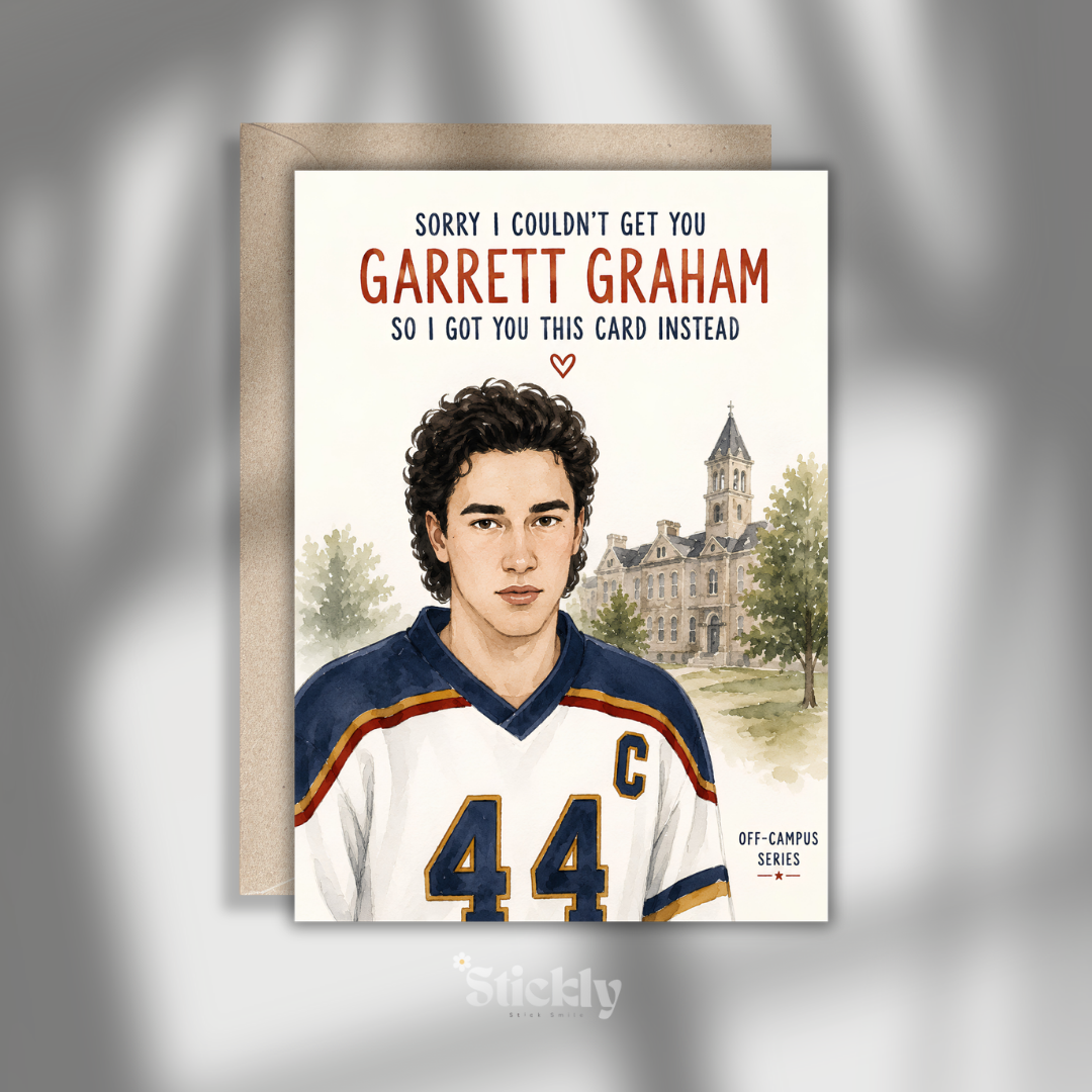 Off Campus Inspired Birthday Card - Hockey Gifts
