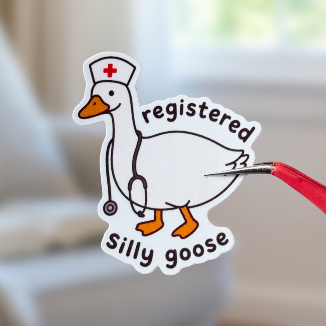 Registered Silly Goose Sticker