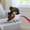 Chickadee Vinyl Sticker - Weatherproof & Durable for Backpacking Adventures