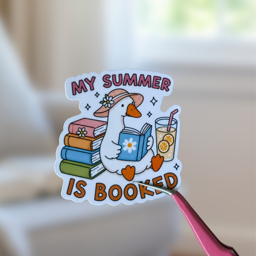 Summer Silly Goose Sticker