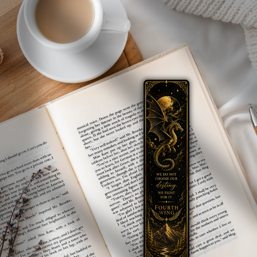 Fourth Wing Inspired Bookmark