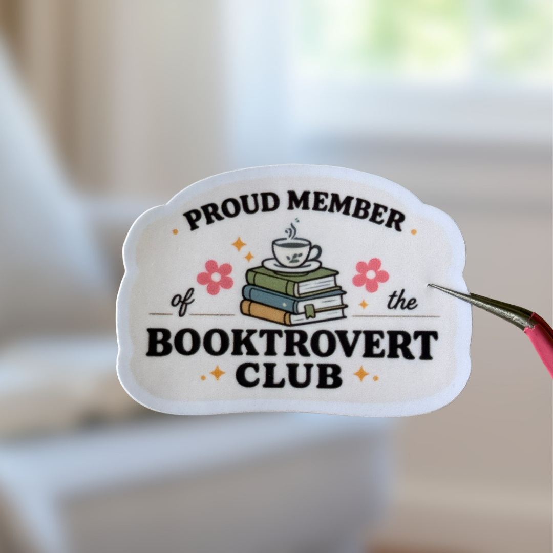 Introvert Bookish Sticker