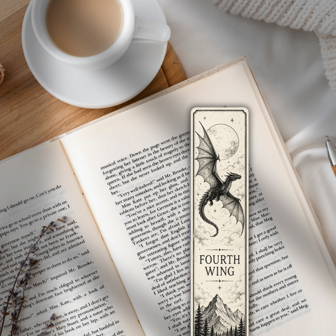 Fourth Wing Inspired Bookmark