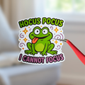 Silly Frog ADHD Vinyl Sticker