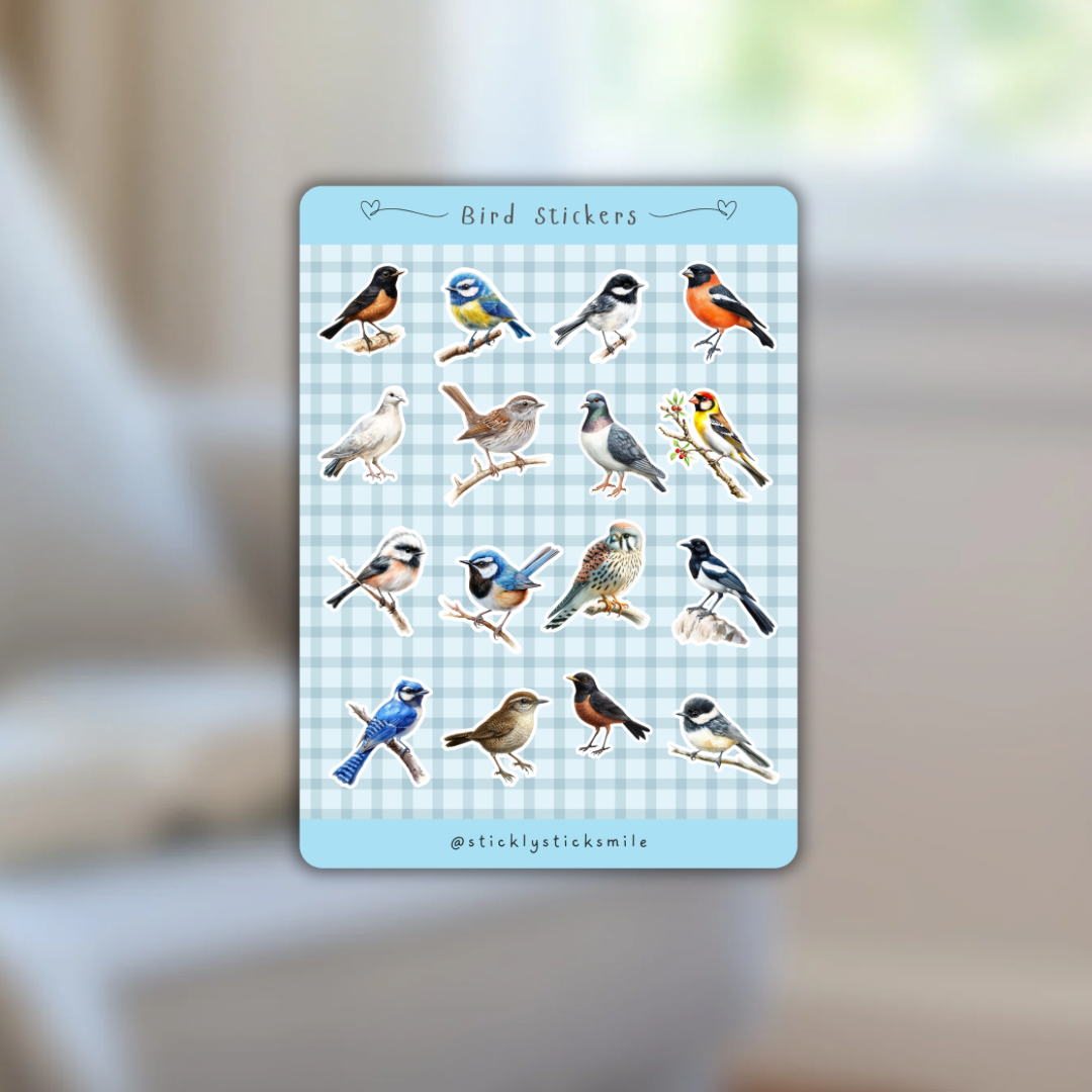 Birds Sticker Sheet