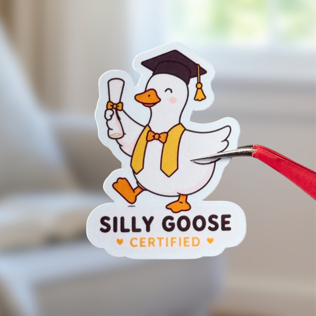 Silly Goose Graduation Sticker