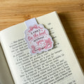 Girly Bookish Magnetic Bookmark
