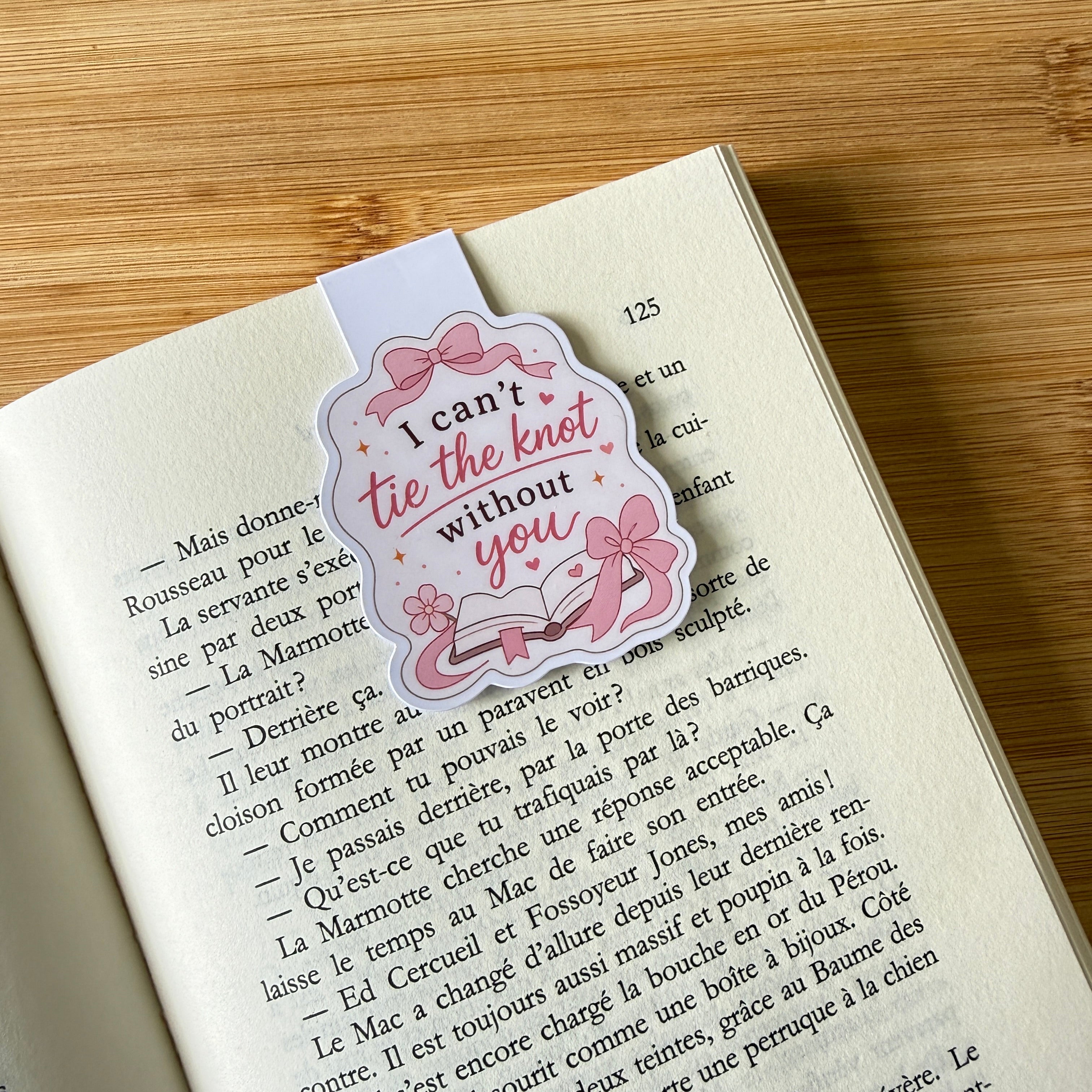 Girly Bookish Magnetic Bookmark